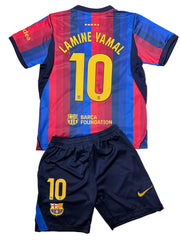Youth Lamine Yamal New! 26-27’ Kit (Jersey+Shorts)