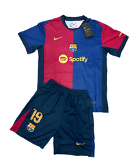 Youth Lamine Yamal Barcelona Jersey + Short Set