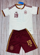 Youth Lamine Yamal Spain Jersey 26’ Away Kit (Jersey+Shorts) Kids Set