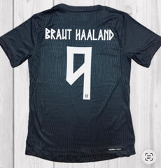 ADULT Haaland Jersey Norway “Blacked Out” Away 2026 Kit (Player Version)