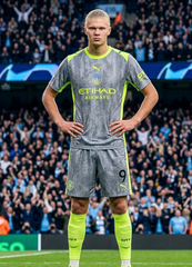 Youth Haaland Man City Jersey Rain Or Shine Kit (Jersey & Short Set)