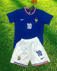 Youth Kylian Mbappe France National Team Home Jersey