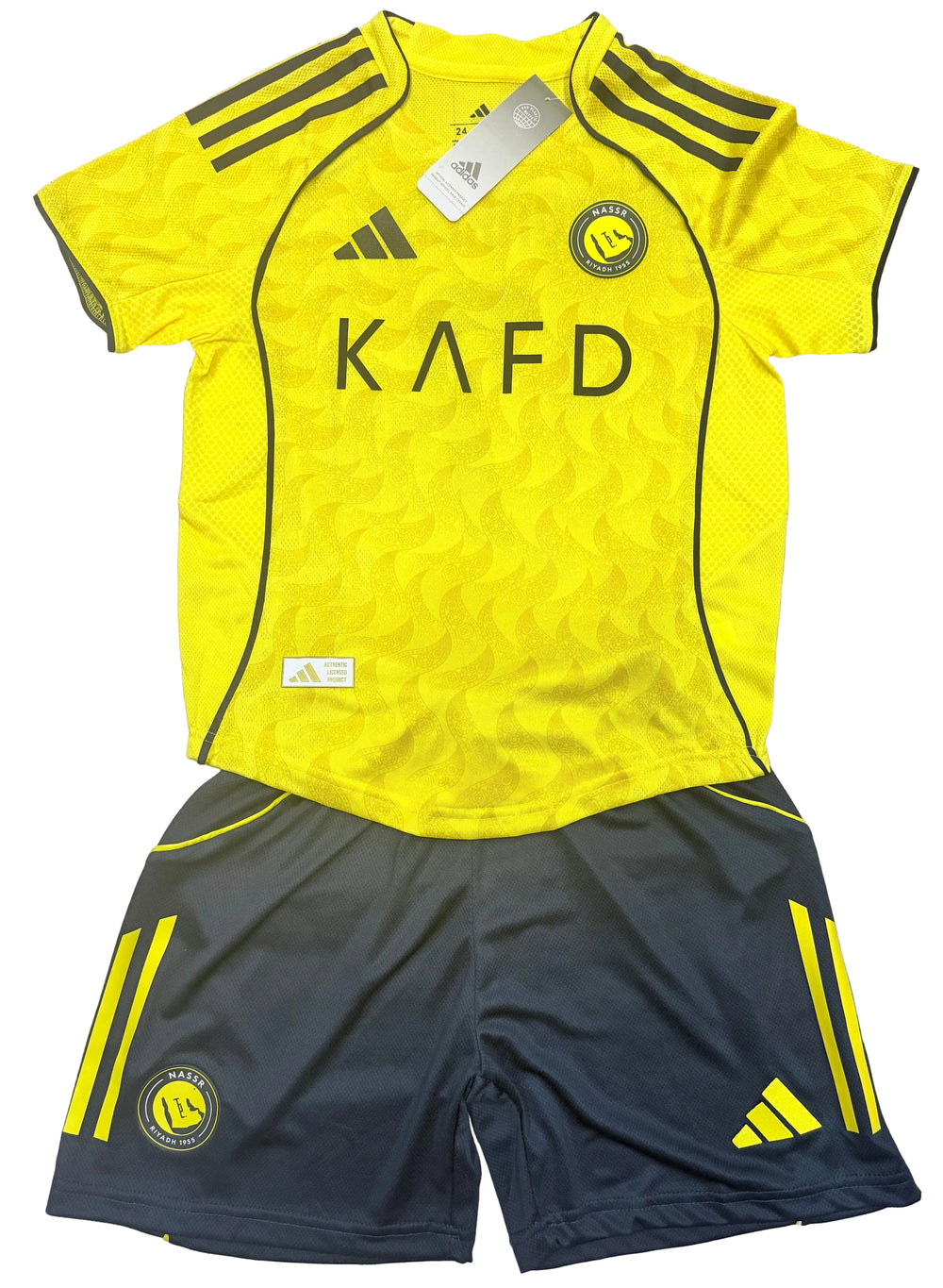 Kids Ronaldo jersey 25-26 Yellow Al Nassr youth Kit