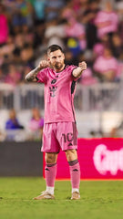 Youth Messi 25-26 Pink Jersey Kit (Jersey+Shorts)