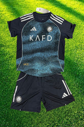 Youth Cristiano Ronaldo 2025-26 Al Nassr Navy Jersey – Kids Soccer Kit (Jersey + Shorts)