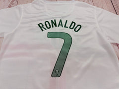 Youth Ronaldo Jersey Retro Portugal 12’ Kit Kids Soccer Sets (Jersey+Shorts)
