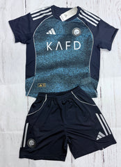 Youth Ronaldo jersey navy 26’ kids soccer set