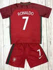 Portugal Ronaldo #7 Youth Jersey Kids Kit Jersey & Short Set - MEDIUM (26)