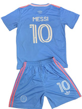 Youth Messi Jersey Kids Soccer Kit (Jersey & Short) Set Alternate SMALL (24)