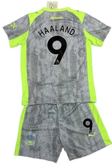 Youth Haaland Man City Jersey Rain Or Shine Kit (Jersey & Short Set)