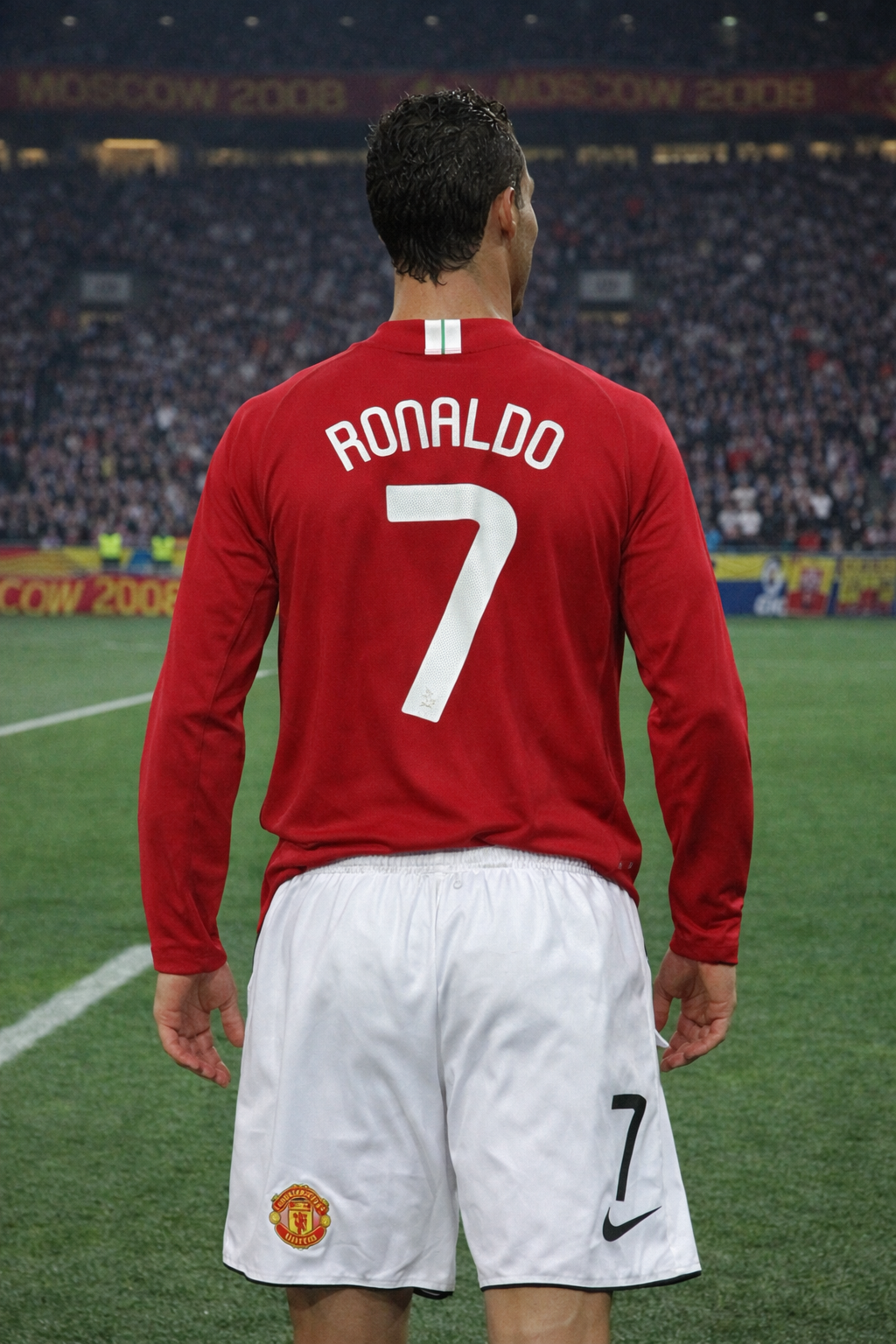 Youth Ronaldo Retro Jersey Black Long Sleeve Manchester United Kit (Jersey+Shorts)