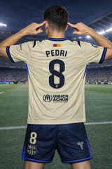 Youth Pedri Jersey 26’ Players Version Kit Kids Soccer Sets (Jersey+Shorts)
