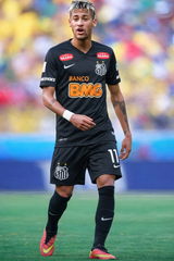Youth Neymar Jr Retro Jersey Kids Soccer Kits (Jersey+Shorts)