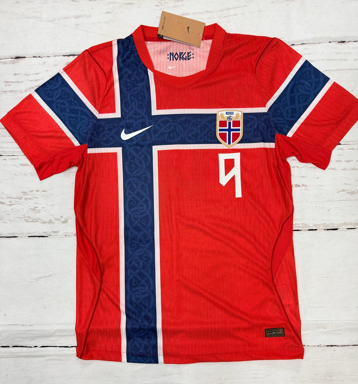 ADULT Haaland Jersey Norway Home 2026 Kit (Player Version)