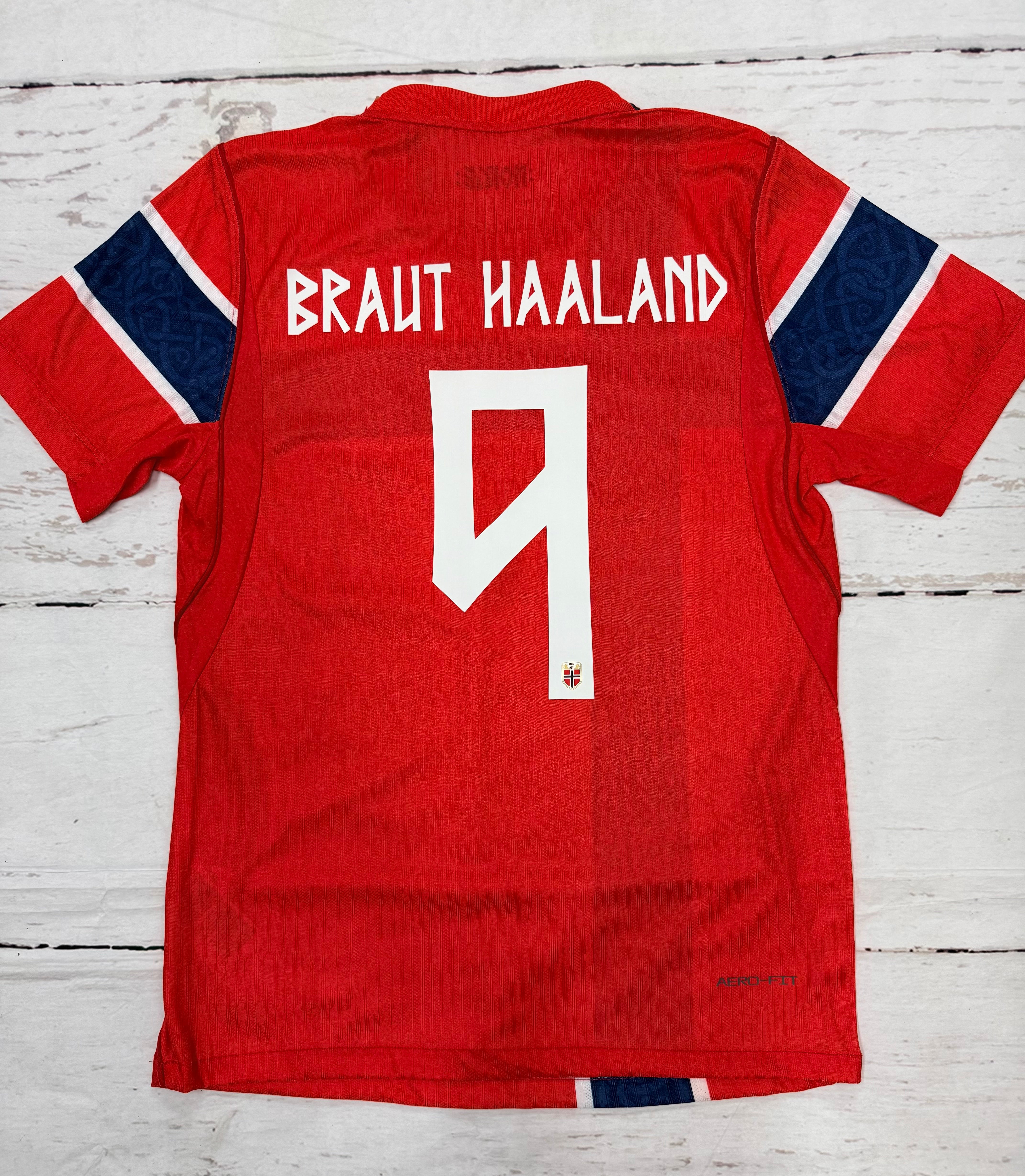 ADULT Haaland Jersey Norway Home 2026 Kit (Player Version)