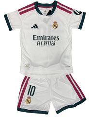 Youth Mbappe (Jersey + Shorts) Kit 26-27 Home WhitevKids Soccer Set