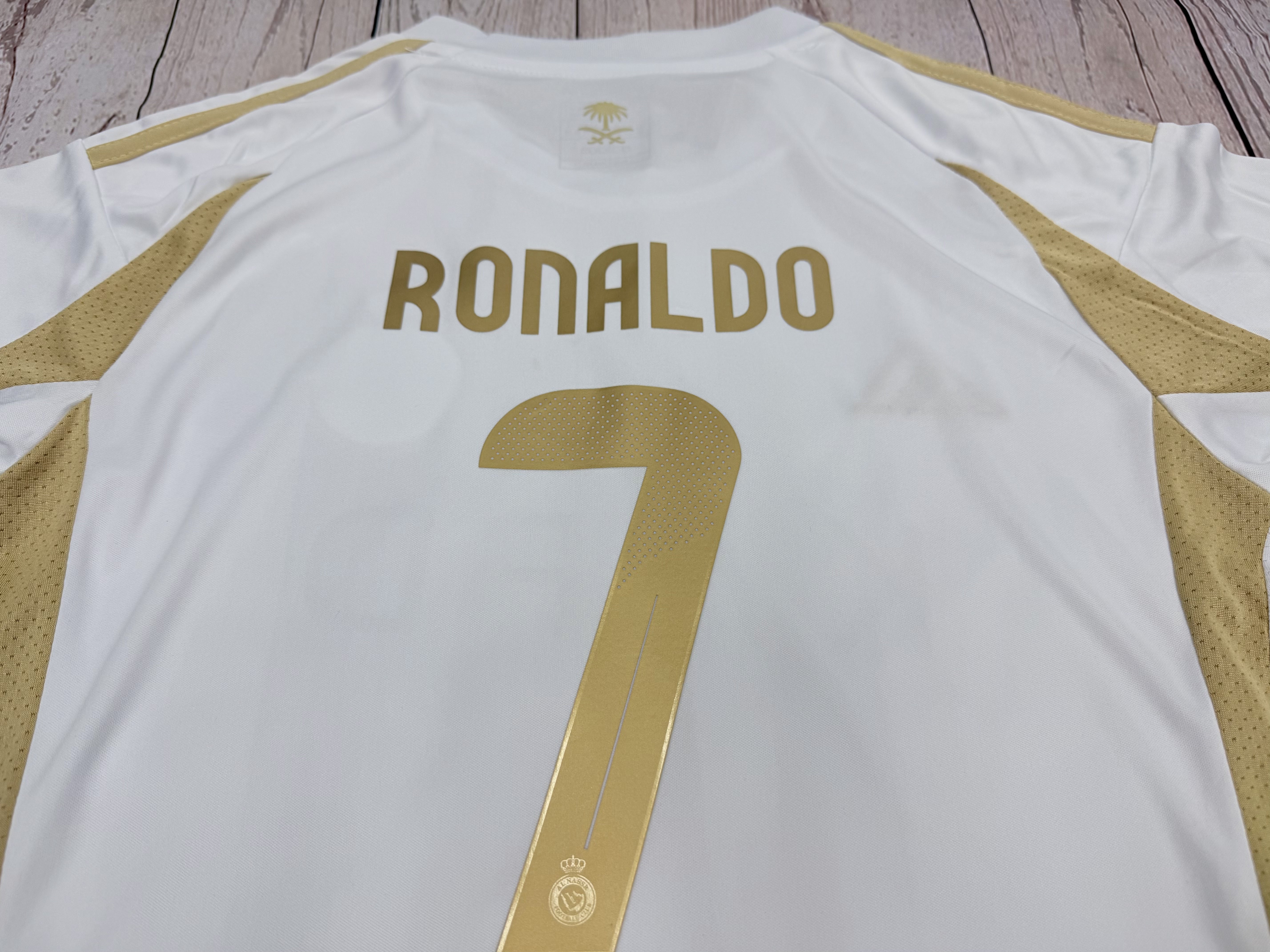 Youth Ronaldo Jersey 24-25 Alternate Kit Kids Soccer Sets (Jersey+Shorts)