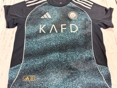 Youth Cristiano Ronaldo 2025-26 Al Nassr Navy Jersey – Kids Soccer Kit (Jersey + Shorts)