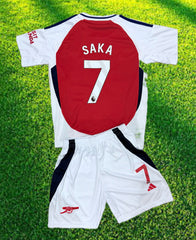 Youth Saka Jersey Kids Soccer Kits (Jersey+Shorts)