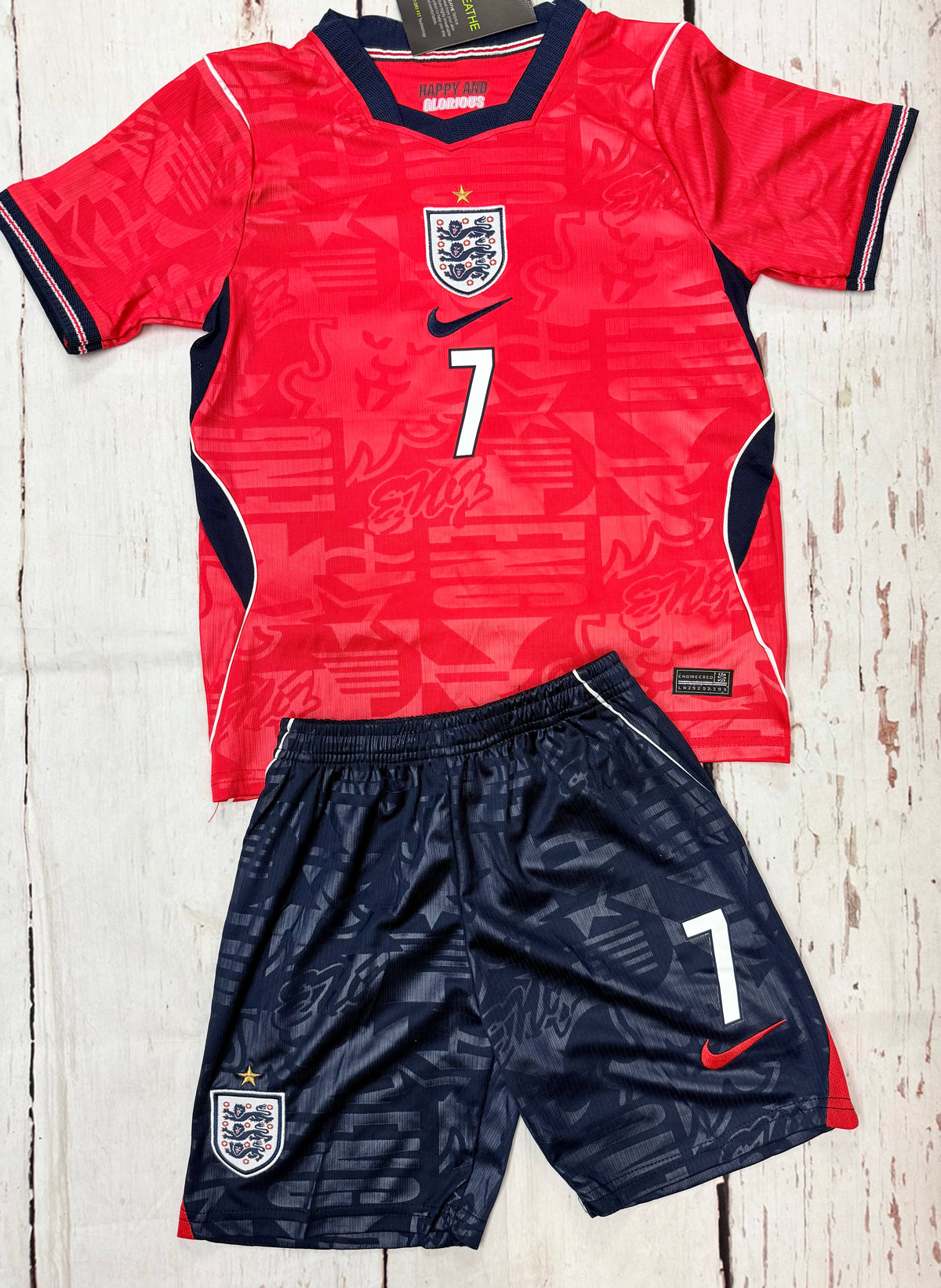 Youth Saka England 26’ Away (Jersey+Shorts) Soccer Kit