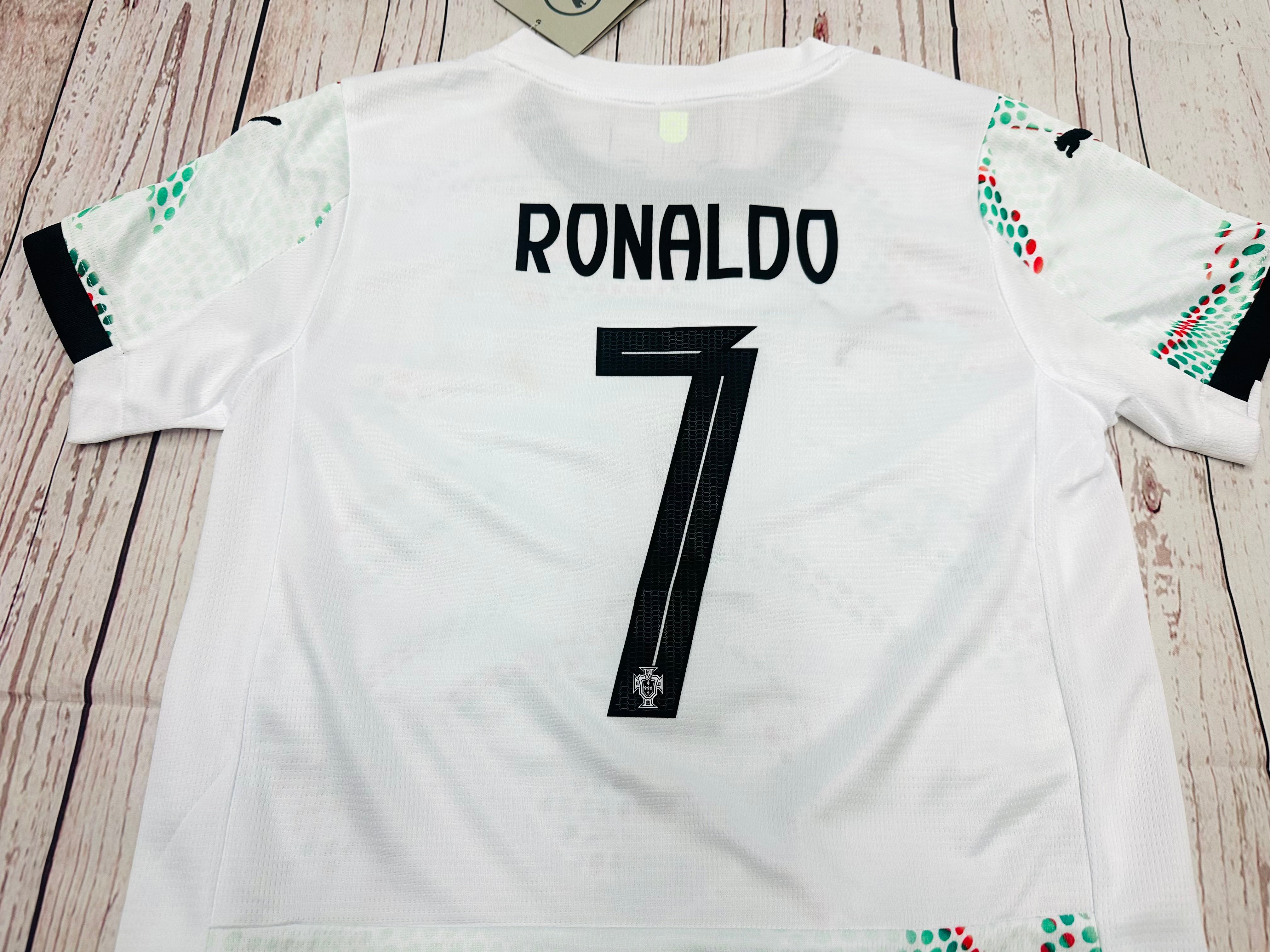 Youth Ronaldo Portugal Puma Jersey Kit (Jersey+Shorts)