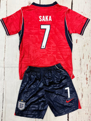 Youth Saka England 26’ Away (Jersey+Shorts) Soccer Kit