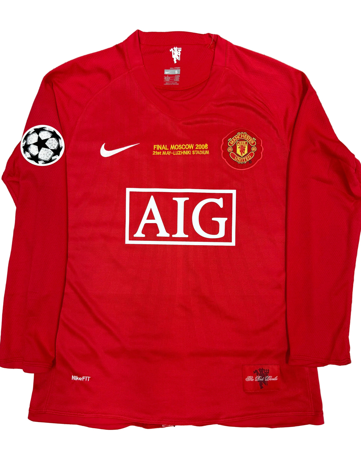 Adult Ronaldo Retro Long Sleeve Jersey Soccer Legends Kits