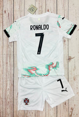 Youth Ronaldo Portugal Puma Jersey Kit (Jersey+Shorts)