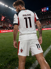 Christian Pulisic Youth AC Milan Jersey & Short) Kit