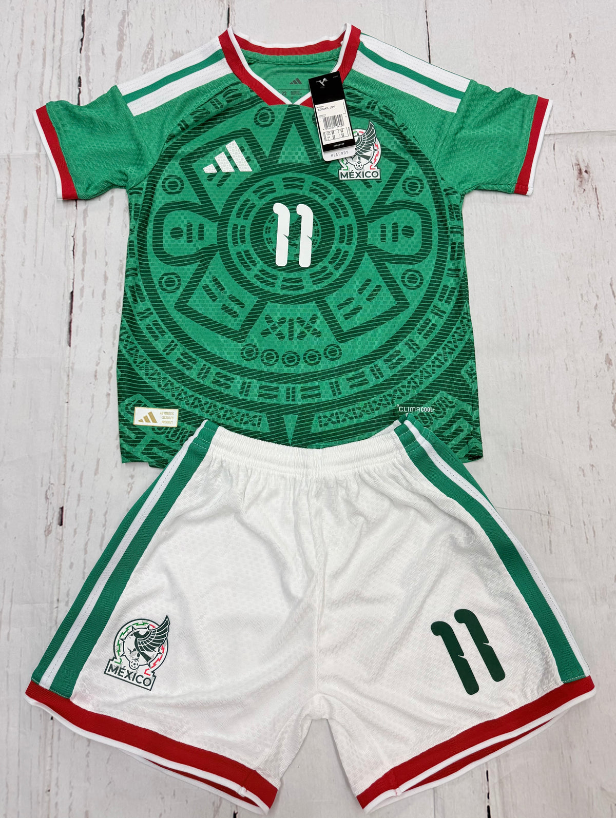 Youth S. Gimenez Mexico 26’ Home (Jersey+Shorts) Soccer Kit