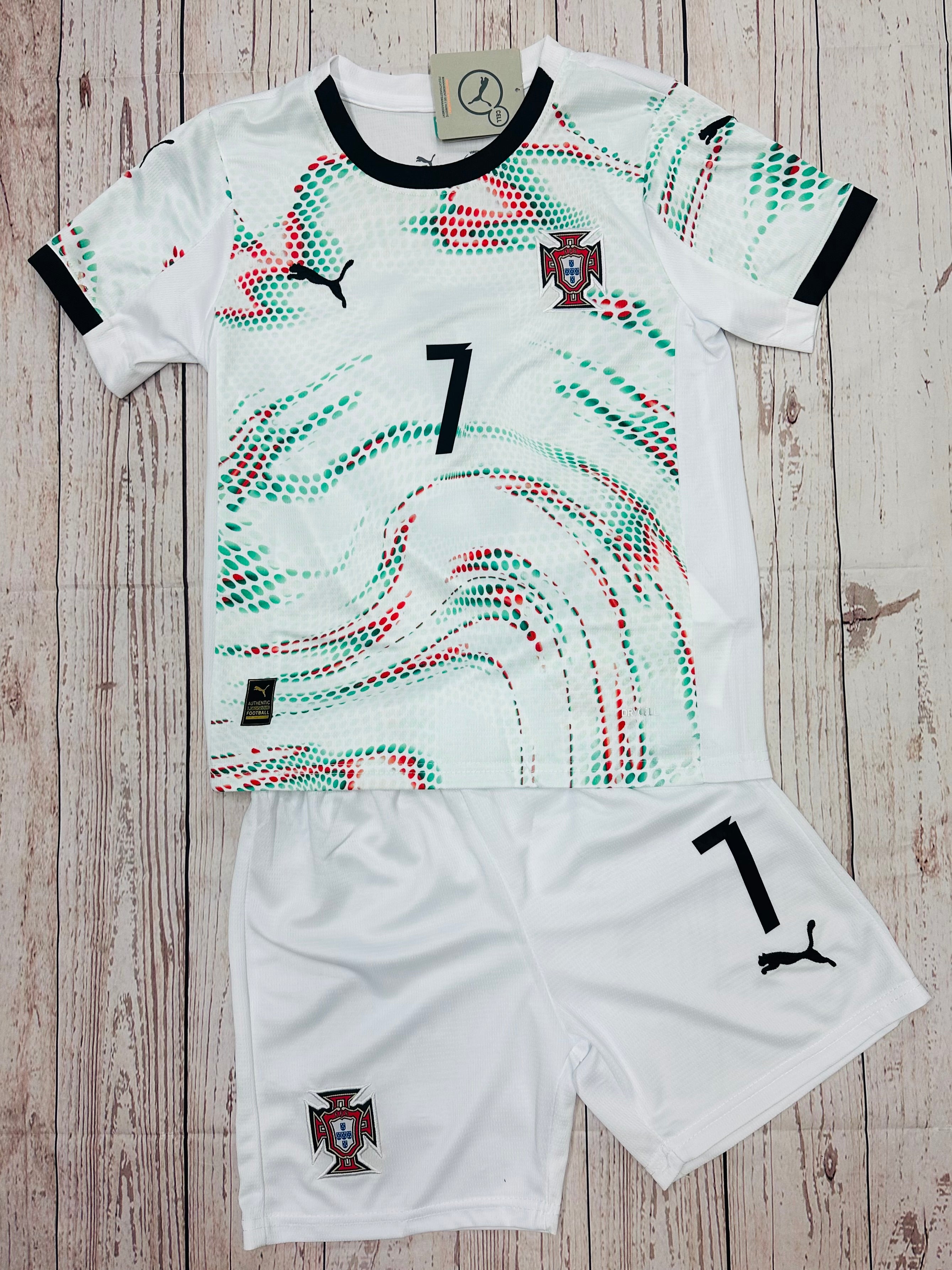 Youth Ronaldo Portugal Puma Jersey Kit (Jersey+Shorts)