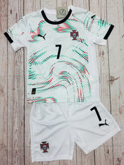 Youth Ronaldo Portugal Puma Jersey Kit (Jersey+Shorts)