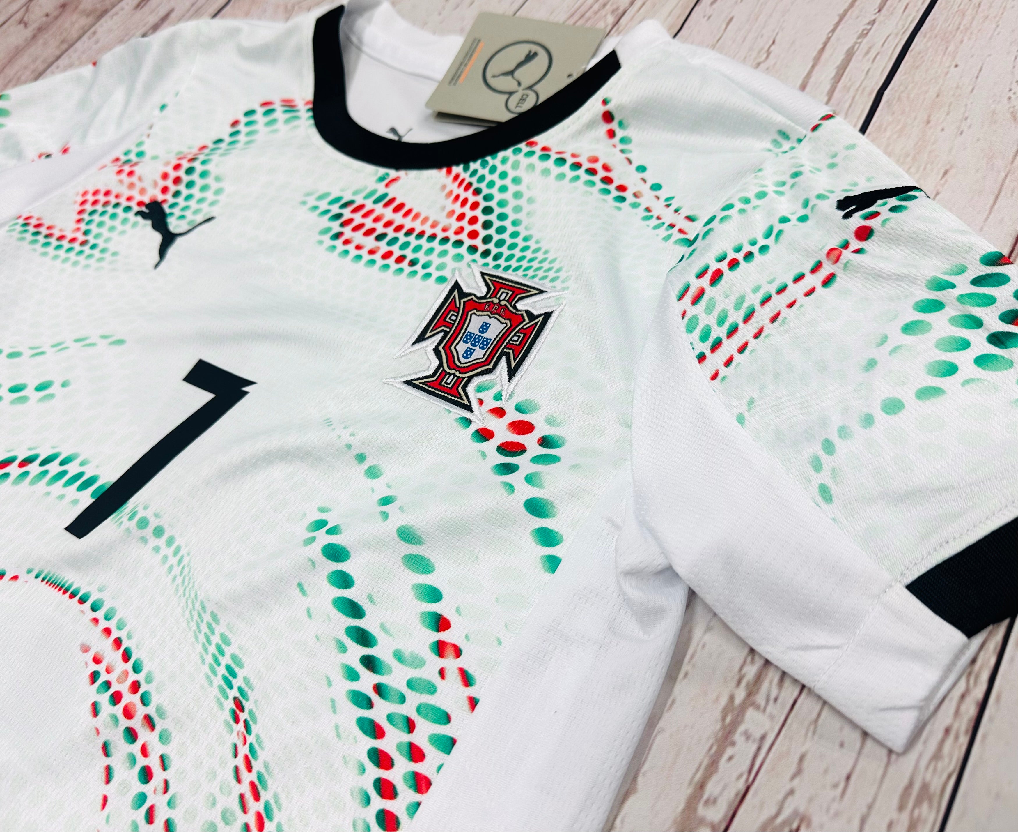 Youth Ronaldo Portugal Puma Jersey Kit (Jersey+Shorts)