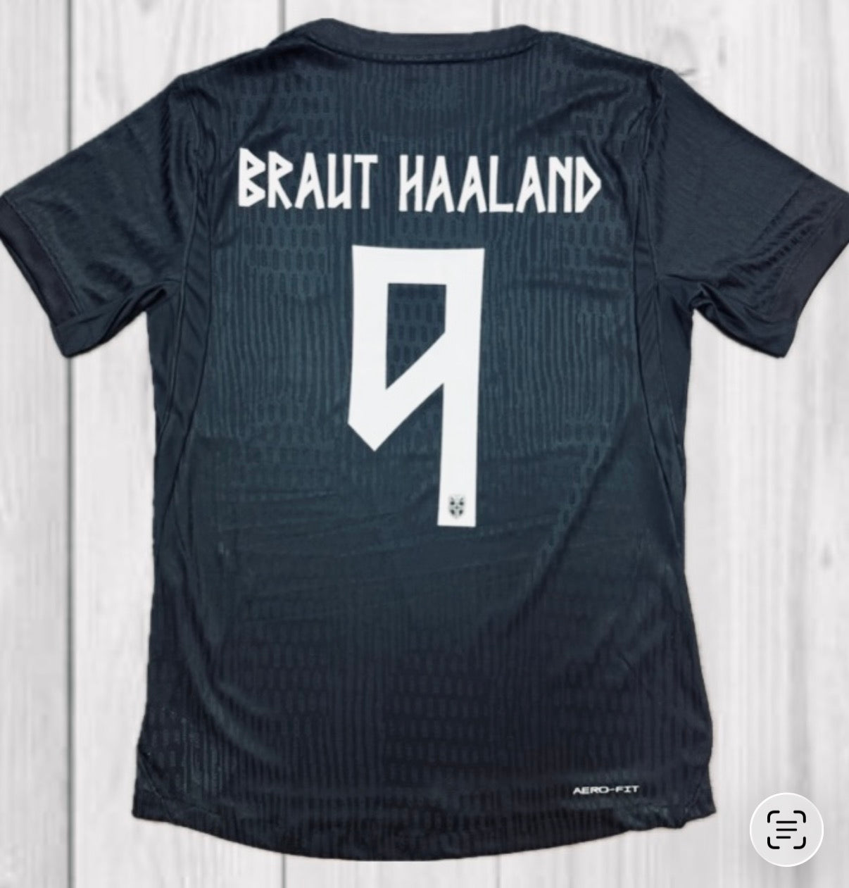 ADULT Haaland Jersey Norway “Blacked Out” Away 2026 Kit (Player Version)