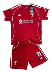 Kids m. Salah  jersey youth soccer sets