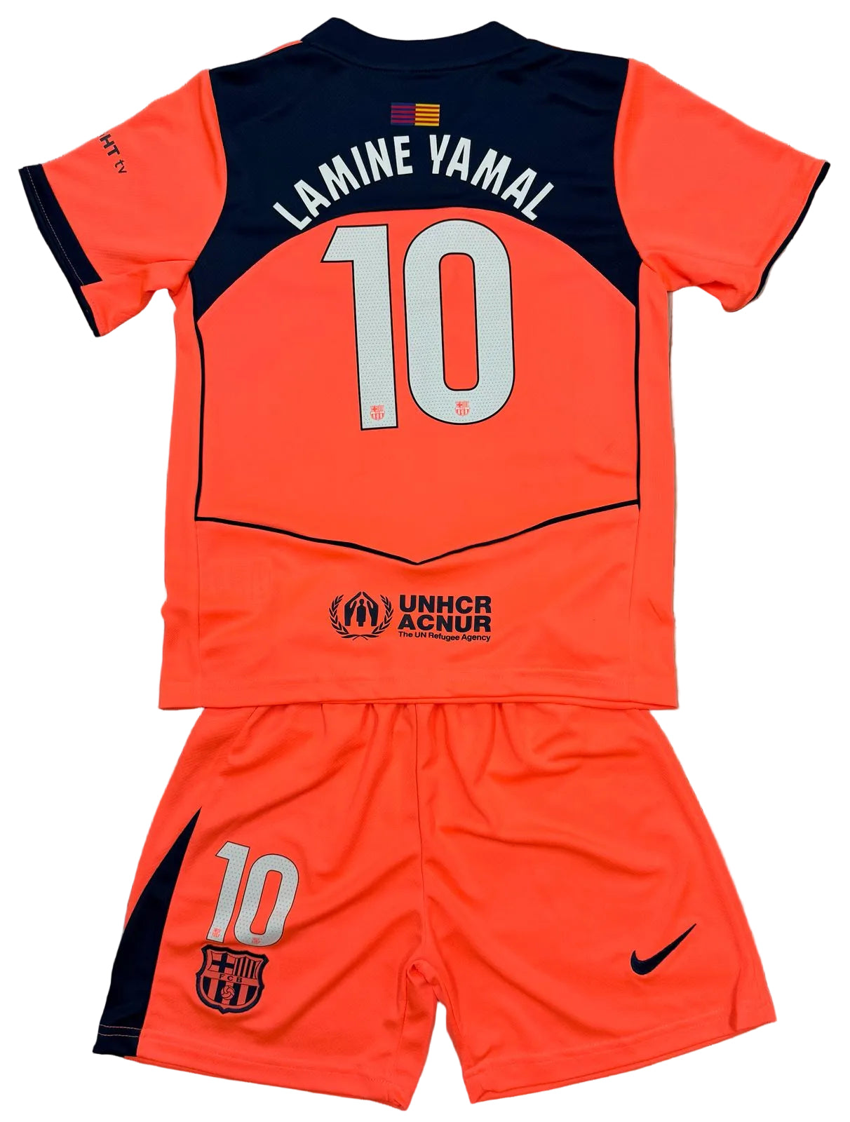 Lamine Yamal kids jersey youth soccer kits