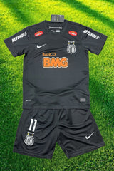 Youth Neymar Jr Retro Jersey Kids Soccer Kits (Jersey+Shorts)