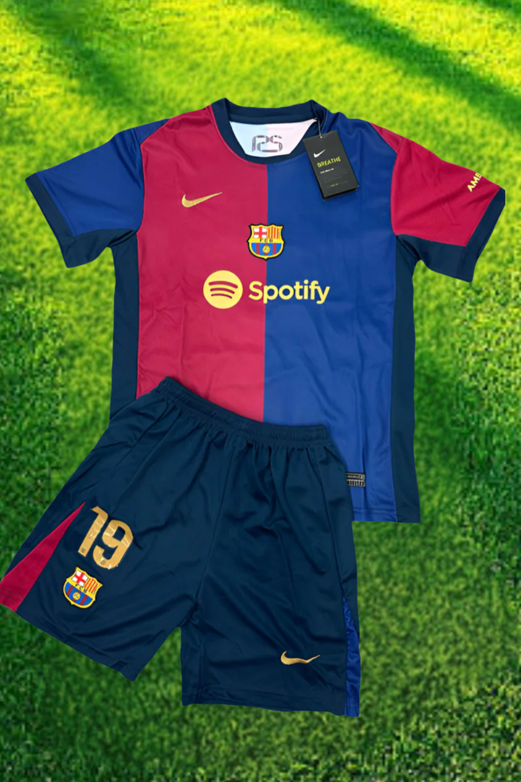 Youth Lamine Yamal Barcelona Jersey + Short Set