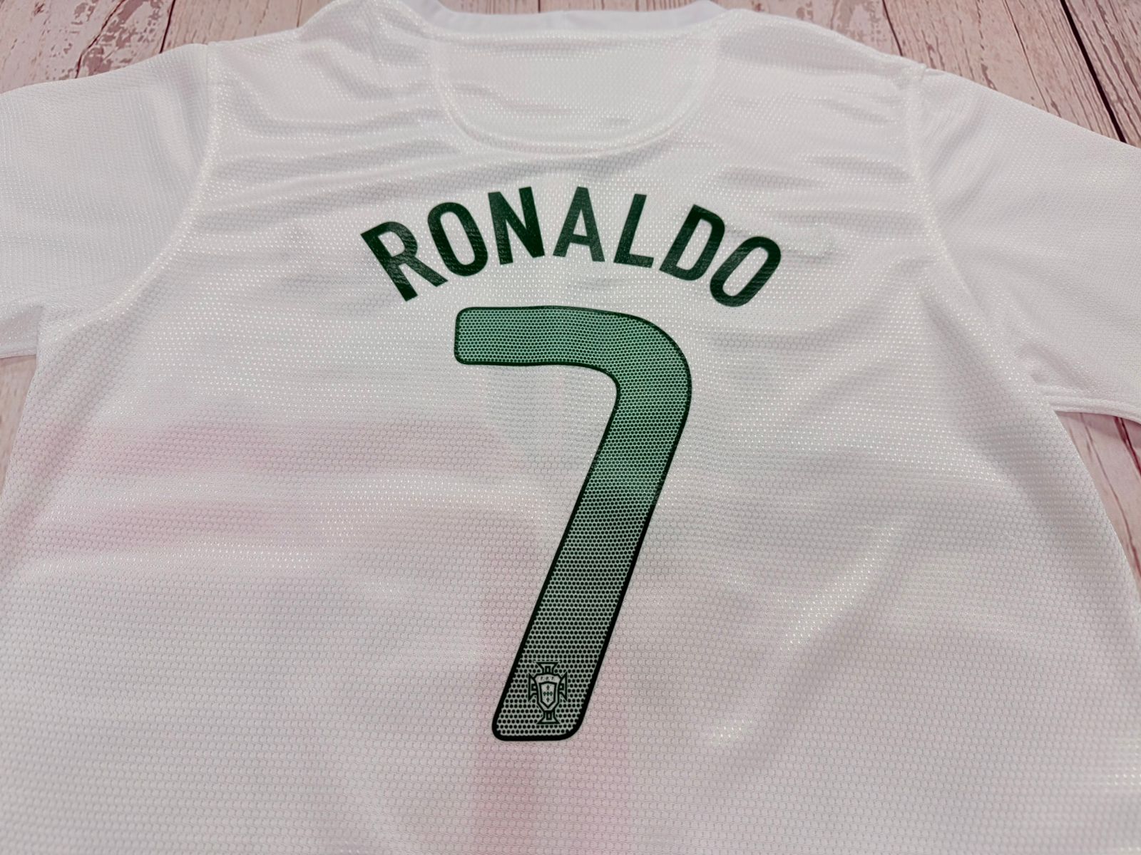 Youth Ronaldo Jersey Retro Portugal 12’ Kit Kids Soccer Sets (Jersey+Shorts)