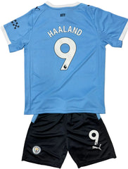 Youth Haaland Manchester City Jersey kids soccer kit