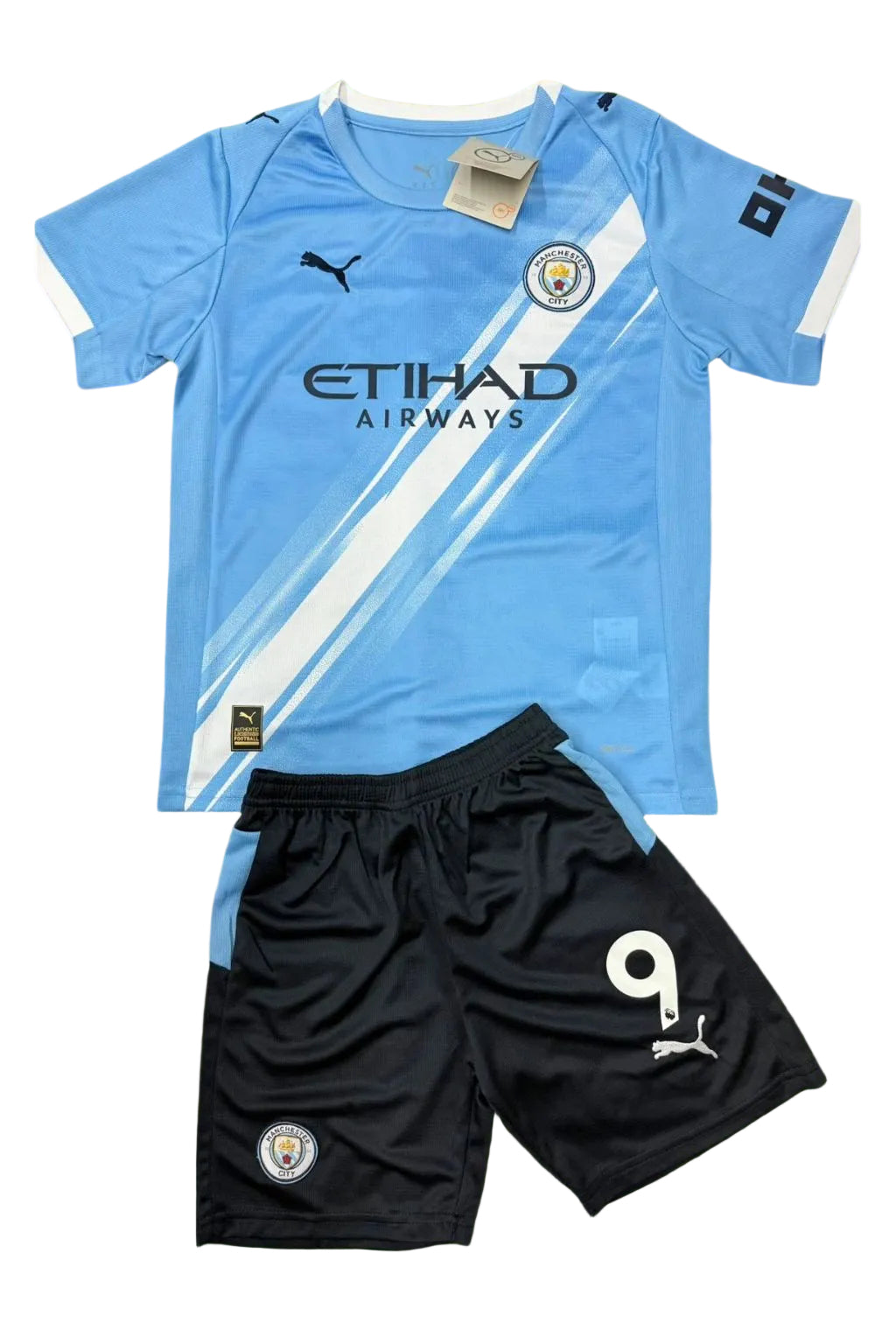 Youth Haaland Manchester City jersey kids soccer kits