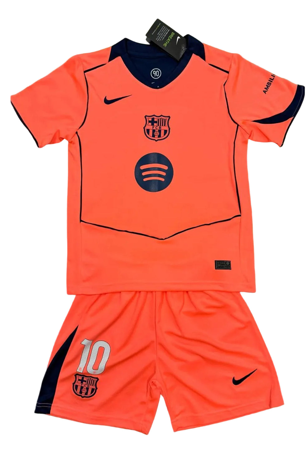 Youth Lamine Yamal jersey kids soccer sets P