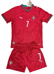 Youth Ronaldo Portugal Jersey 26’ Puma Kids soccer kits