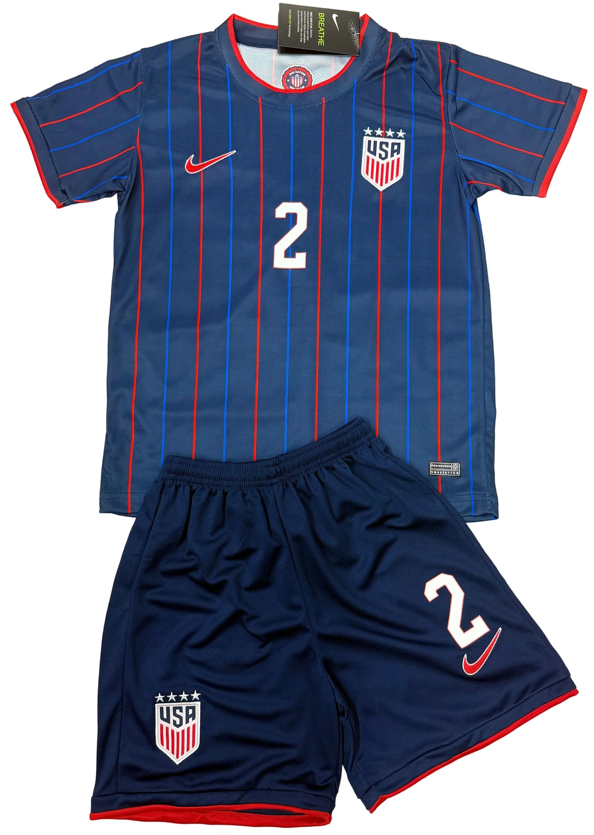 Youth Trinity Rodman USA Jersey kids soccer sets