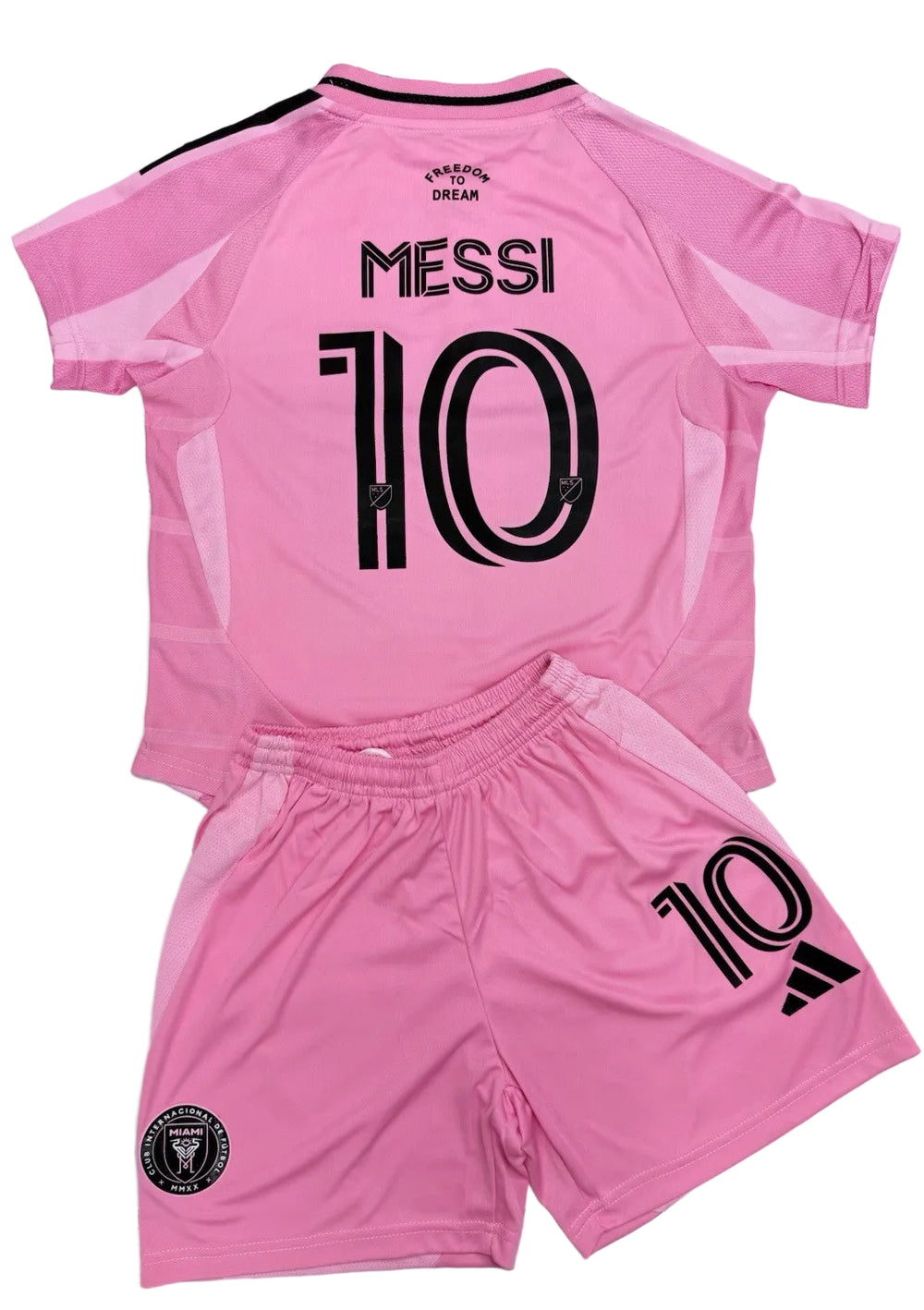 Youth Messi #10 Jersey And Short Set - Kids Soccer Kits SMALL (24) Age 6-7