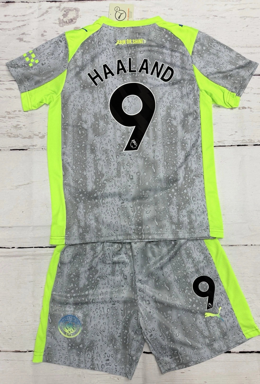 Youth Haaland Jersey Rain Or Shine Kit (Jersey & Short Set) - MEDIUM (26)