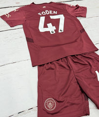 Youth Foden Jersey Kids Soccer Sets (Jersey & Short Set) LARGE (28)