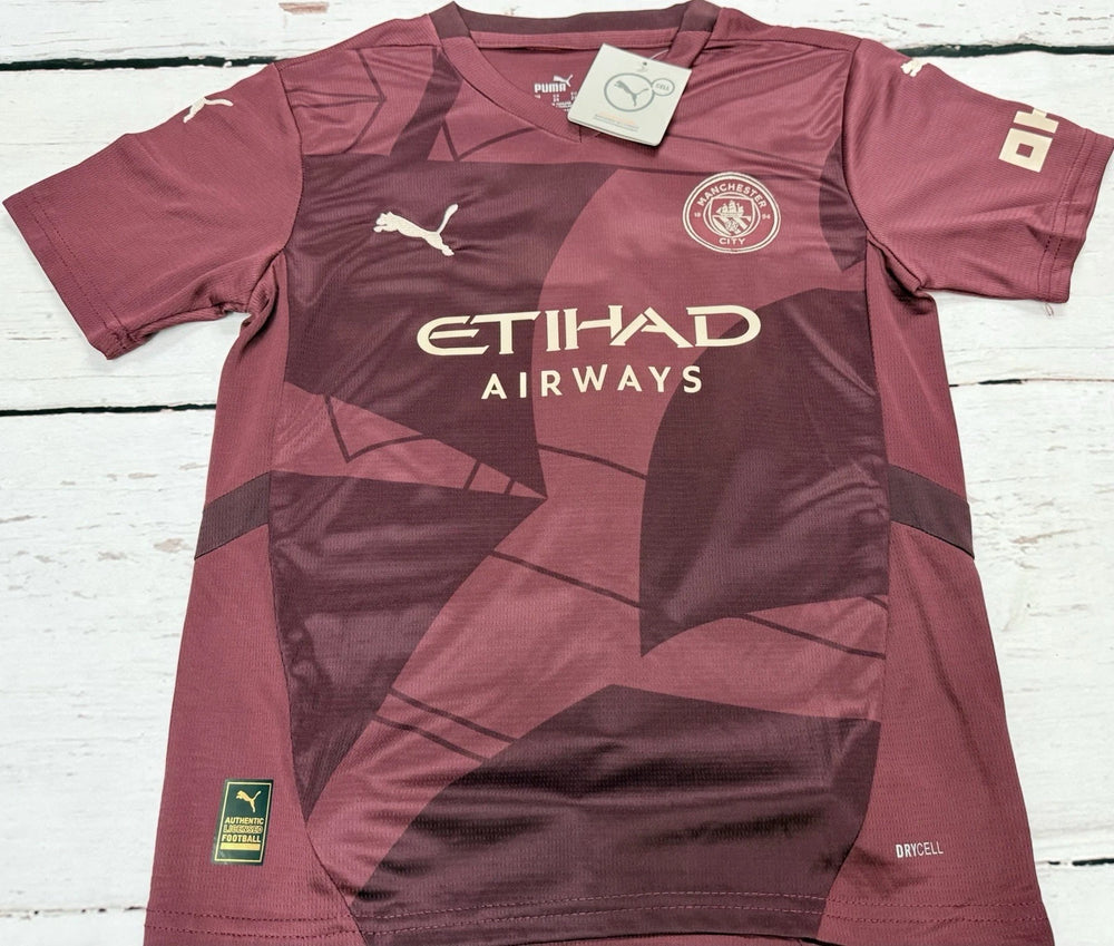 Youth Foden Jersey Kids Soccer Sets (Jersey & Short Set) LARGE (28)