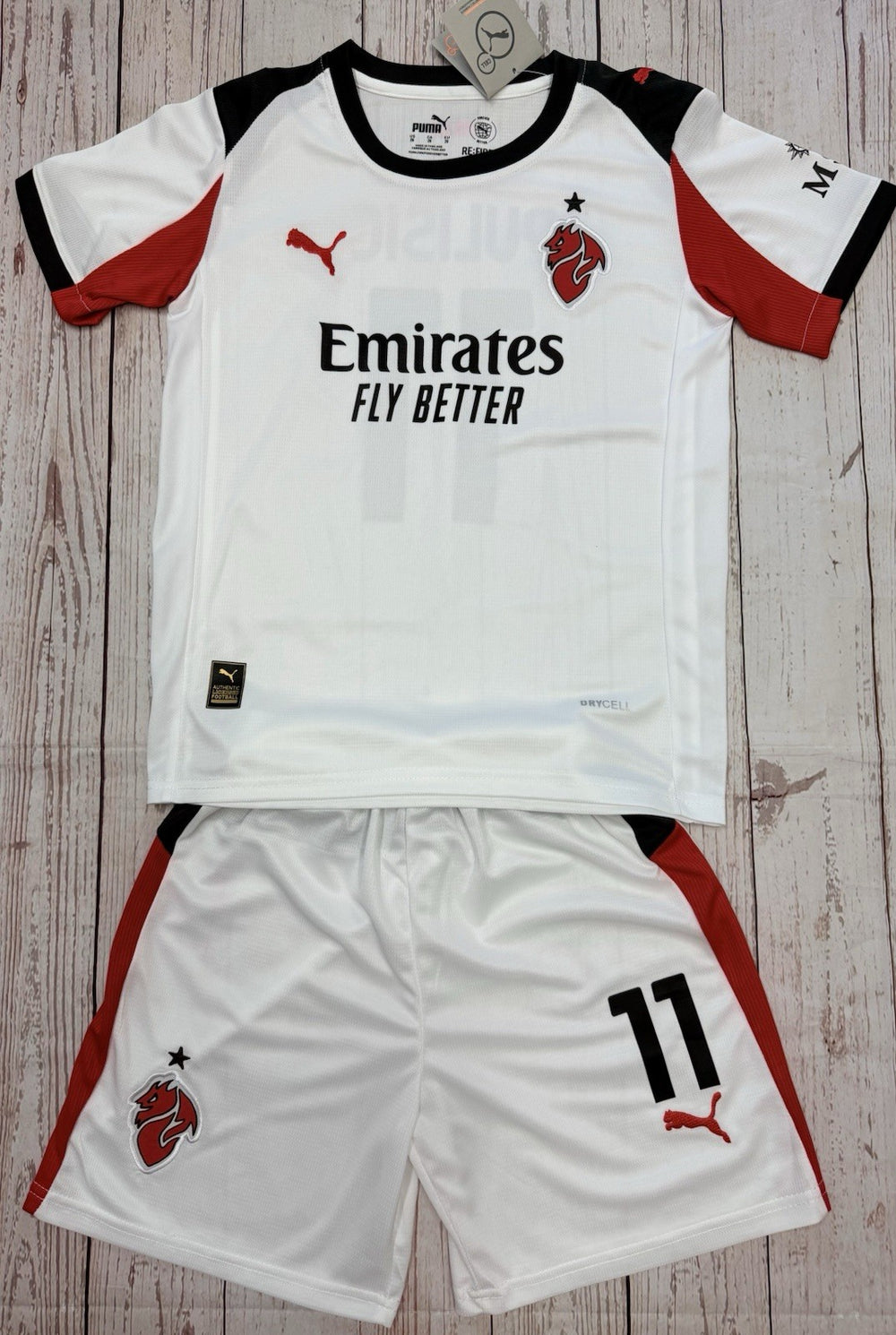 Christian Pulisic Youth (Jersey & Short) Kit Kids Soccer Sets LARGE (28)