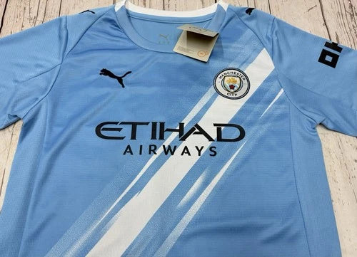 Youth Haaland Man City Blue 25-26 Kit (Jersey & Short Set)
